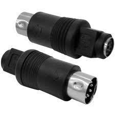 ADAPTADOR DIN 5P P/ MINI DIN F 5P